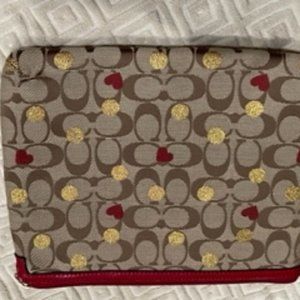 NWOT COach ipad zippered sleeve